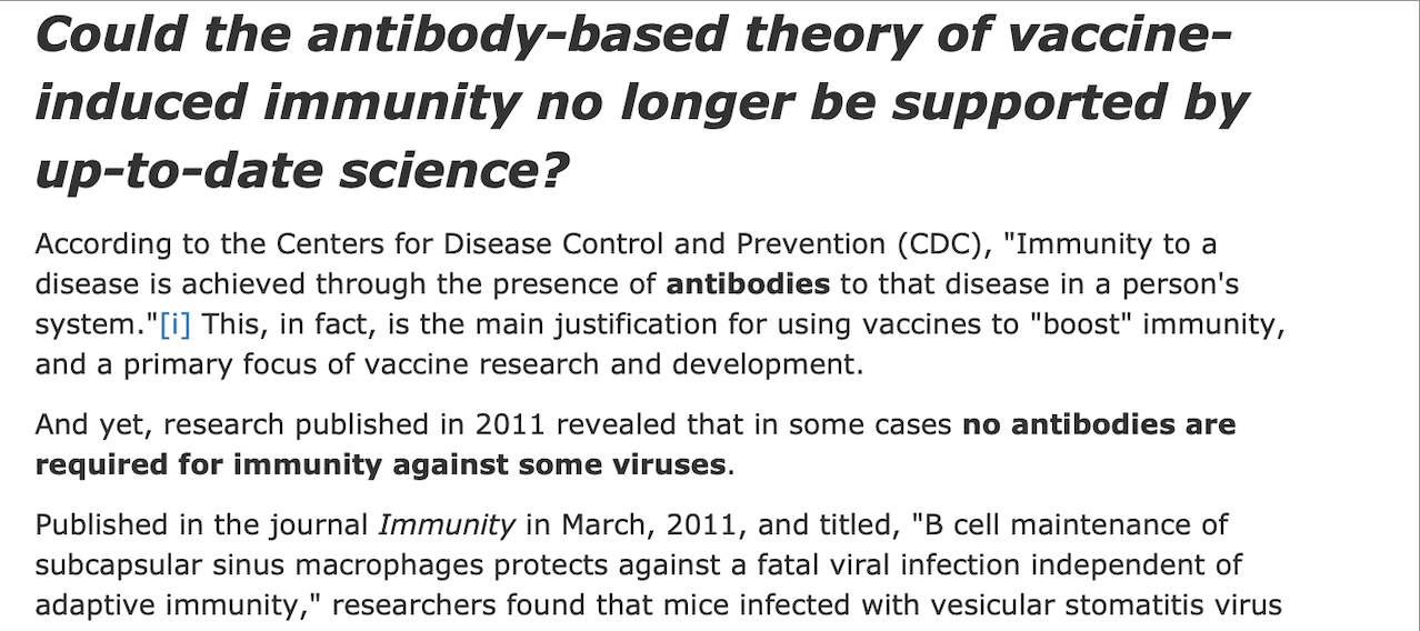 Antibodies Are Not Your Friend (Or Your Protector)
